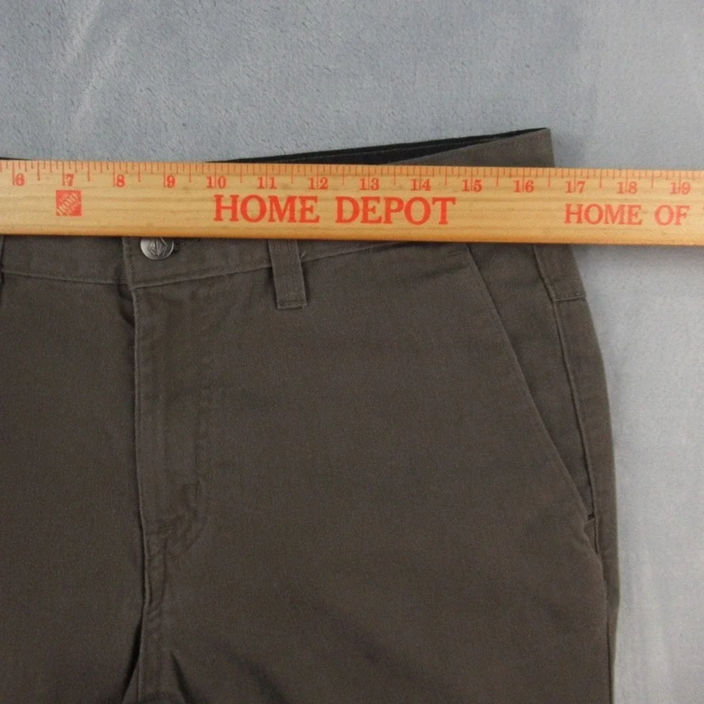 Volcom Mens A1131351 Frickin Modern Stretch Chino Pants Brown Size 32 - Picture 3 of 12